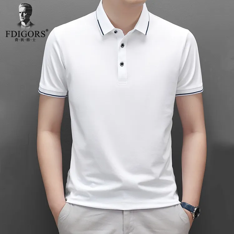 FDIGORS/费狄格士polo衫男夏季新冰丝凉感男装潮流商务中青年短袖