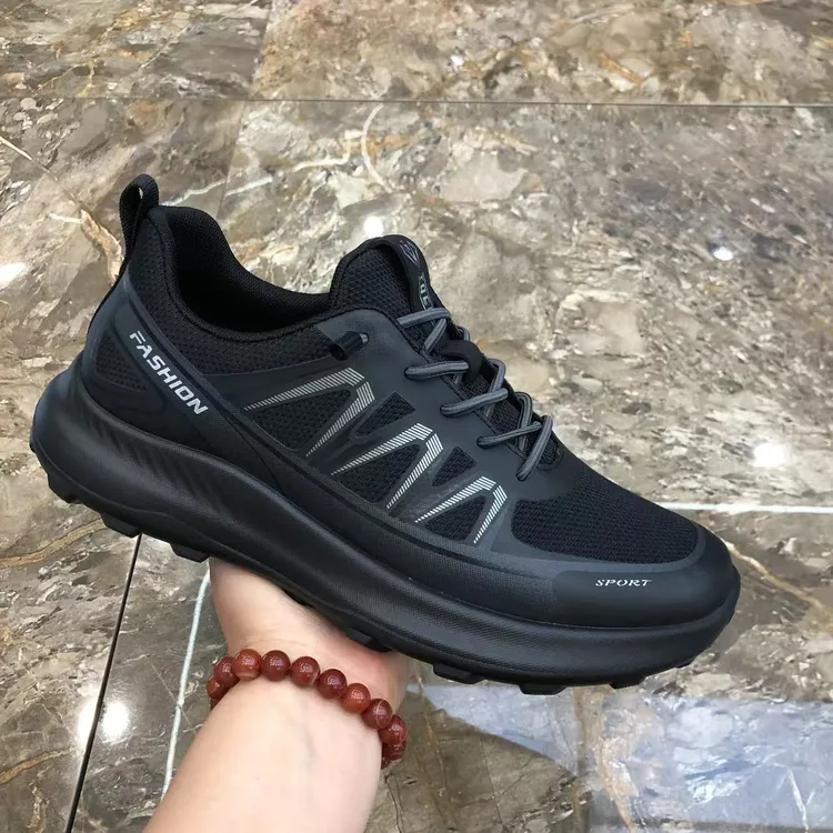 男鞋秋季新款一脚蹬软底百搭休闲潮鞋网面透气鞋轻便耐磨百搭8051