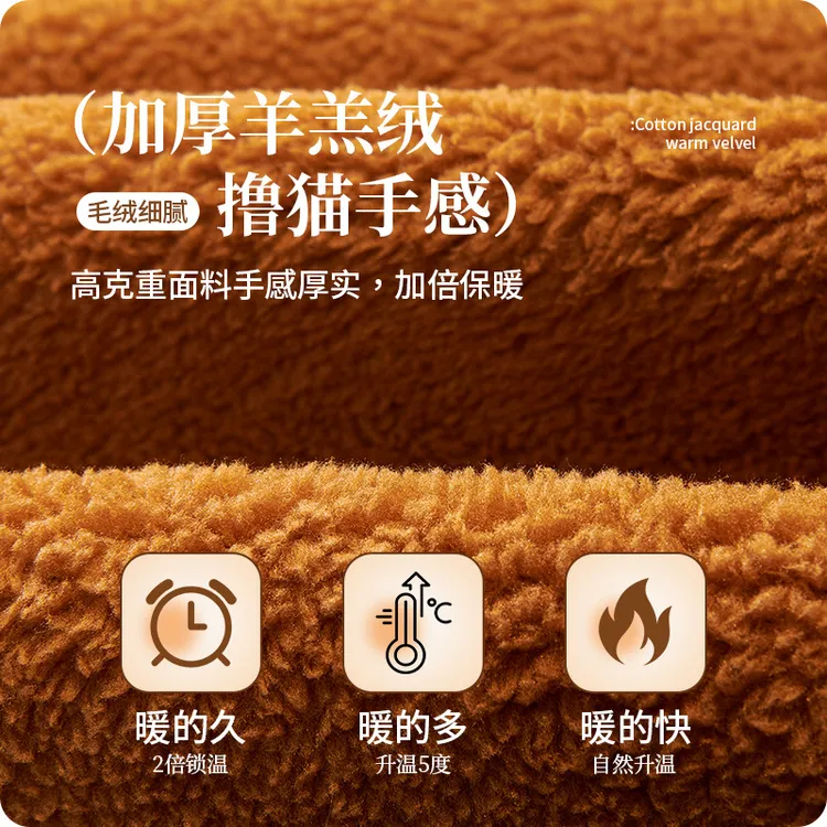 冬季新款加厚防滑一片式羊羔绒简约风高级感沙发盖垫适用于组合沙
