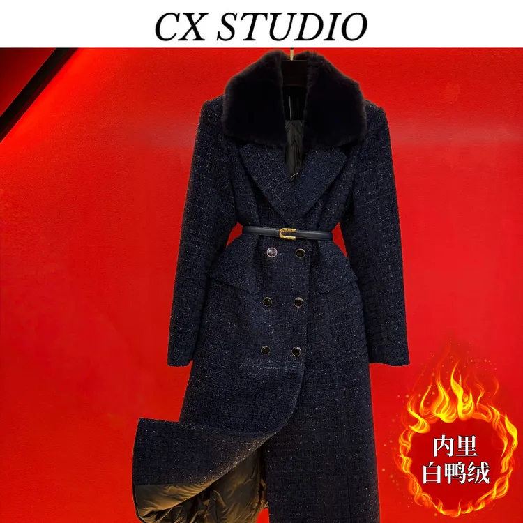 YC编码26 经典收腰轻奢时尚羽绒服（定制女装）CX338