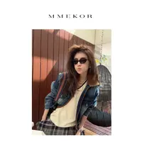 MMEKOR“元英牛仔”外套 智性通勤休闲百搭上衣 88250