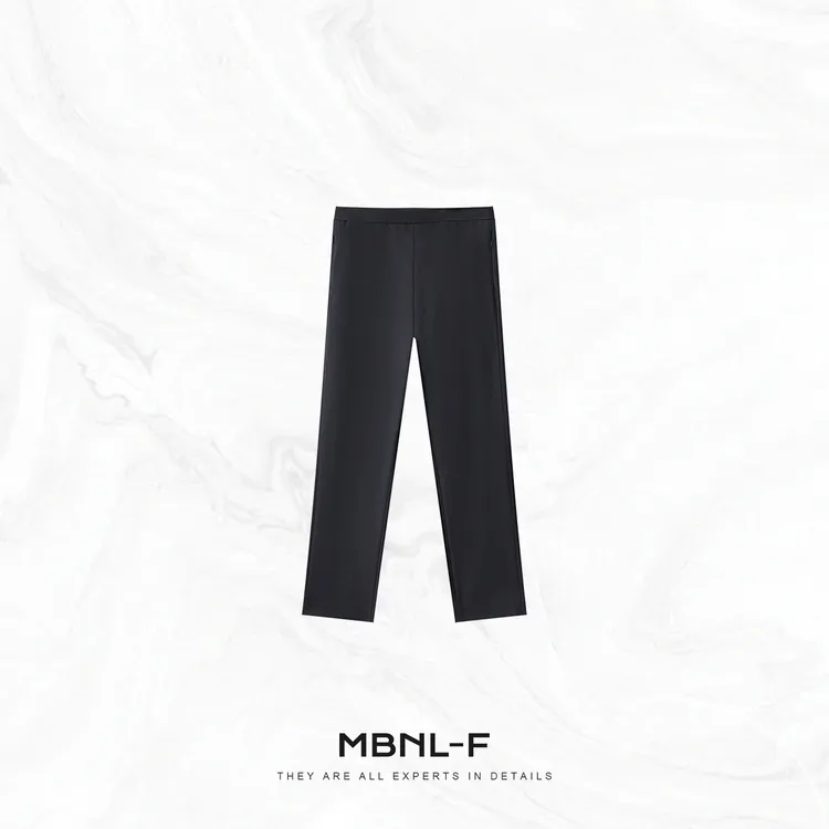 MBNL-F“涂层裤2.0” 重工酵洗三防极简显瘦直筒皮裤秦磊XM-XKZ0912