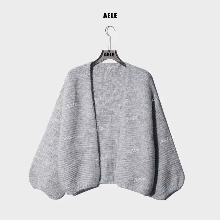 AELE慵懒休闲极简宽松软糯针织开衫 X853 2852 AD