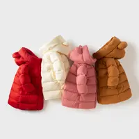 戴维贝拉童装儿童排骨羽绒服女童中长款羽绒衣男童三防外套防寒服