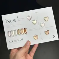 【不带色版】蜜桃冰茶香槟猫眼6色瓶装胶15ml（不可补色）-套胶专场