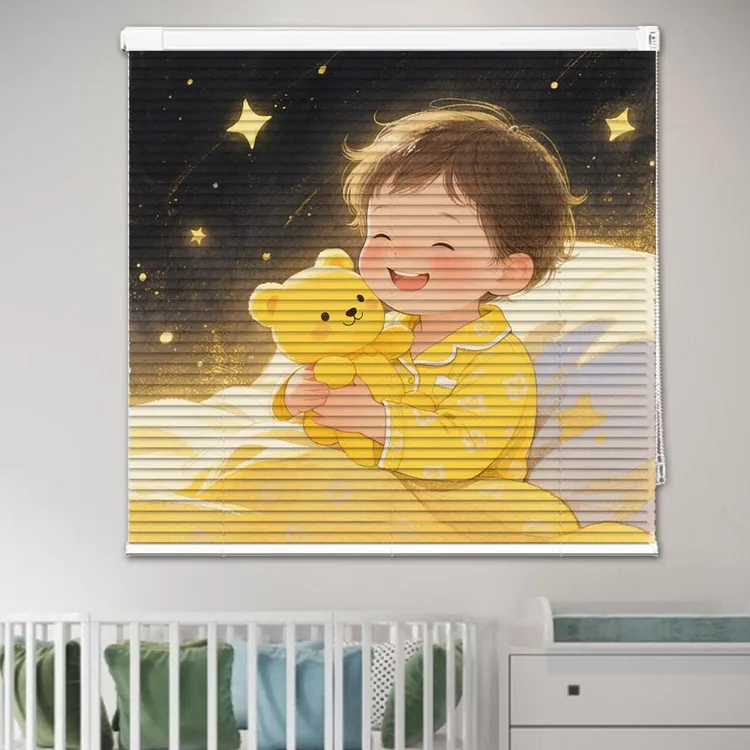 寸尔新款免打孔铝合金适用客厅厨房卧室百叶窗帘免打孔