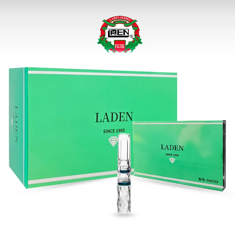 雷登烟嘴DM333粗中细三用一次性双芯16微孔过滤烟嘴男双擎过滤器