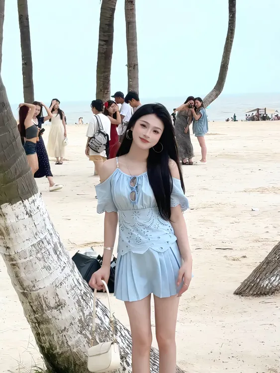 滨海晴澜小香风休闲风气质时尚套装多巴胺穿搭M61601