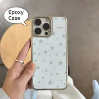 电镀银温柔星星滴胶适用苹果17promax手机壳iphone16新款1543女生