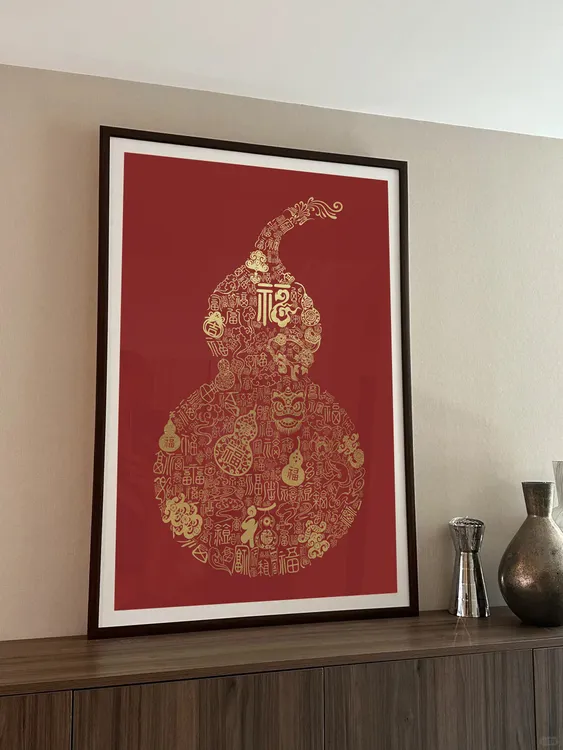 百福福禄图唐卡手绘diy成人手工制作工艺品唐卡西藏手绘唐卡挂画