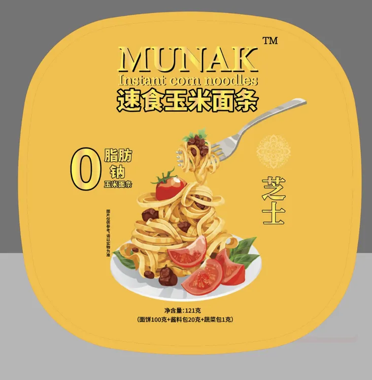 穆耐克速食玉米面条 芝士味3包