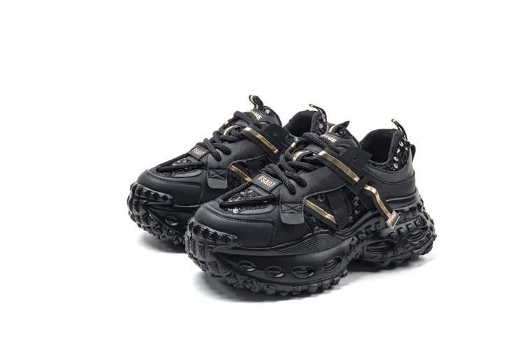 【芳芳私人定制】】老爹鞋女秋季新款增高复古拼色小个子休闲运动鞋