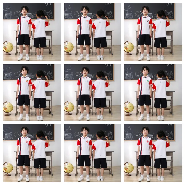 沭阳县东兴  学府路 南湖 第一  第三 第四 实验小学夏季统一校服