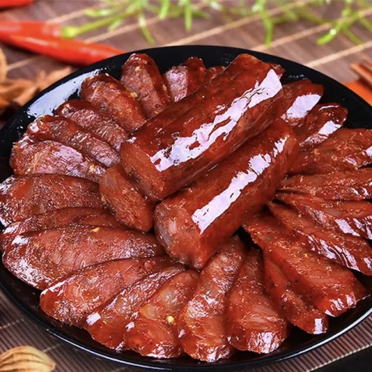 正宗农家烟熏腊肠贵州特产农家腊肠一斤装原味麻辣两种腊肉口味