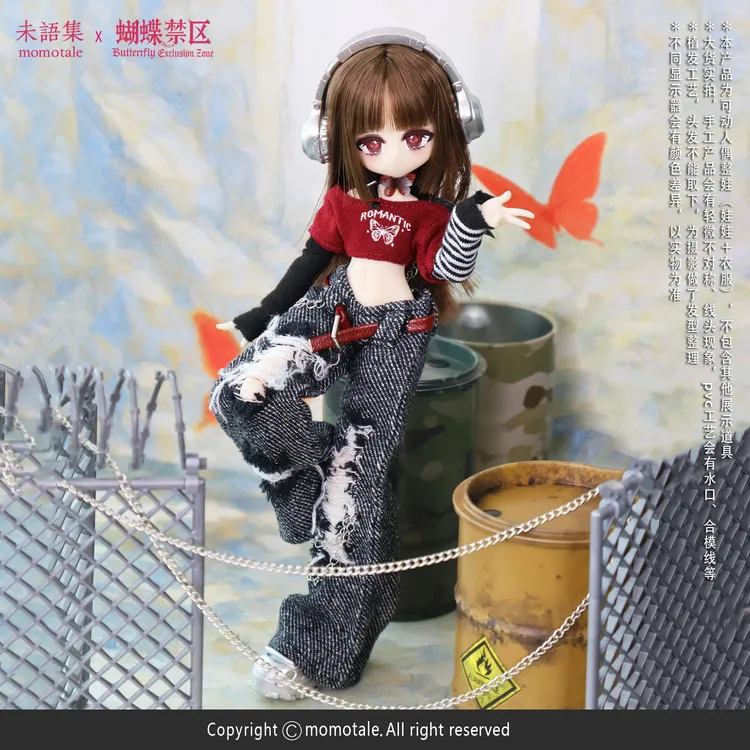 【有新啦】 蝴蝶禁区 未语集momo少女体系列八分MJD可动人偶手办