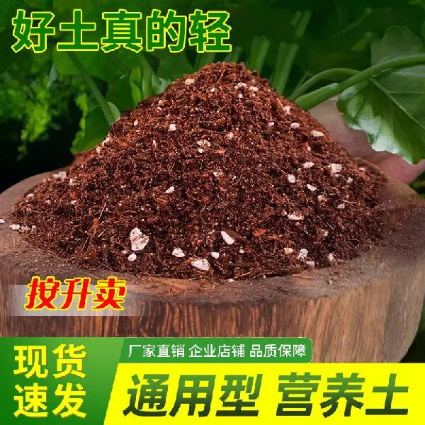 通用型泥炭营养土大包养花种菜土育苗多肉土绿植花土有机种植土壤