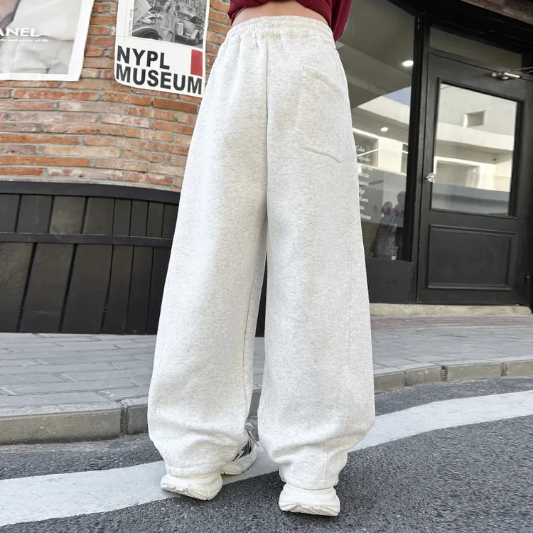 女童裤子春季2025新款儿童运动裤春秋款卫裤女孩童装洋气宽松长裤