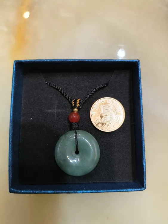 A货平安扣时尚百搭玉石挂件