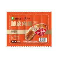 德克士甄好味脆皮肉肠原味500克*3包（日期到26年5月26日）