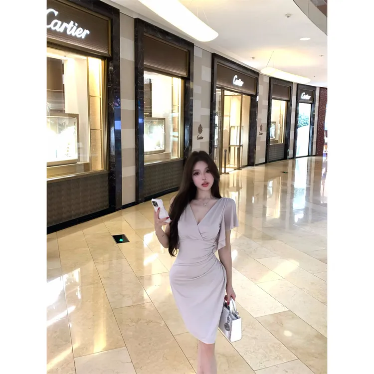 挚爱温柔姐姐风 连衣裙弹力修身显瘦优雅气质裙子