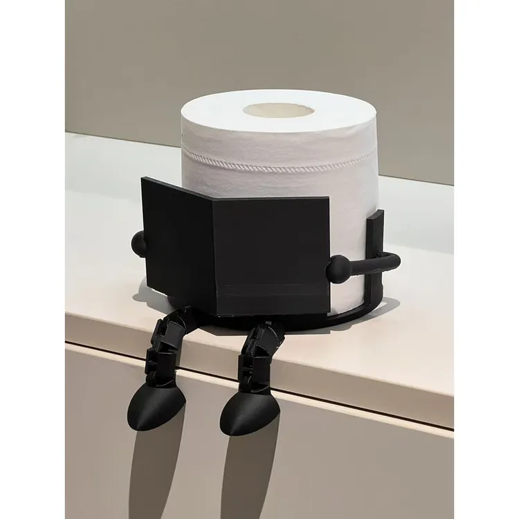 ININHOME卫生纸架3D打印阅读伙伴卷纸架摆件打印玩具摆件