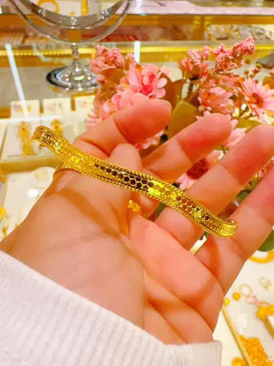 合金手镯 0.1g 手镯 【5】سېھران مىس قاپىلىما ئالتۇنلىرى