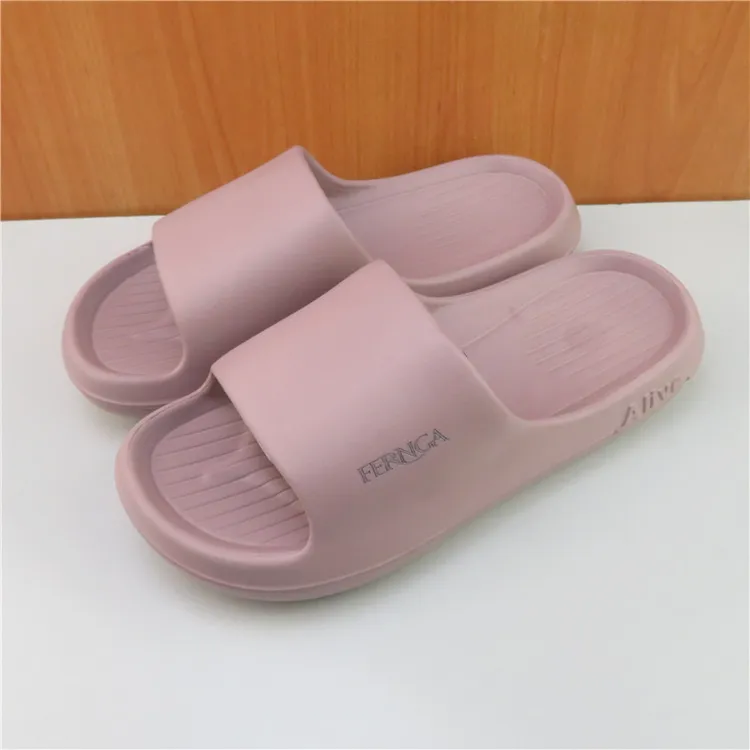 丰润家新款弹力柔软拖鞋女时尚踩屎感厚底防滑情侣夏季洗澡男凉拖