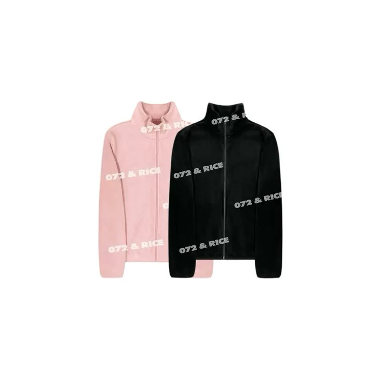 072 & RICE【随心拉夫】秋季休闲高领拉链奥力绒外套 31XD64 TZ