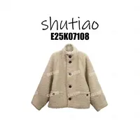 【SHUTIAO】2025冬季：新款小众设计款外套E25K07108