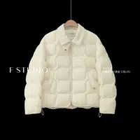 法儿家韩国限定【新品】【厚乳泡芙】FS510W065轻薄白搭羽绒服