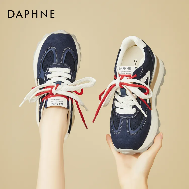 达芙妮厚底德训鞋女款秋季2025新款阿甘老爹鞋休闲运动小众不撞款