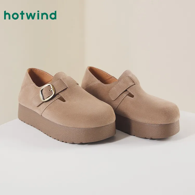 流光风【热风门店同款】4折起女勃肯鞋袋鼠鞋百搭爆款H15W25102