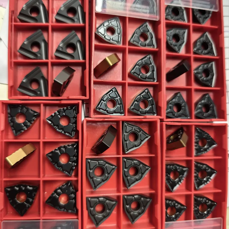 德刃DR6225/6215桃型钢件全黑双涂层WNMG数控车刀片车床厂家直销