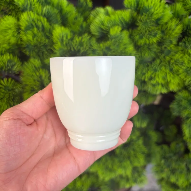 泽泽泽璞玉主人杯大号洛神杯单杯个人功夫茶杯套装陶瓷茶具CC8736