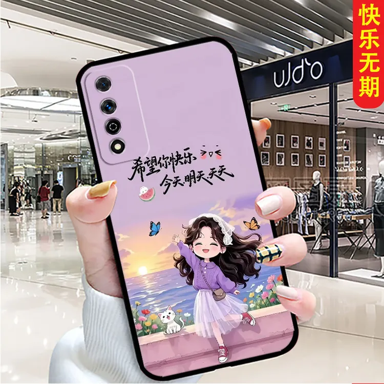适用荣耀Play5tpro手机壳CHL-AL00防摔女新款卡通硅胶软壳个性男