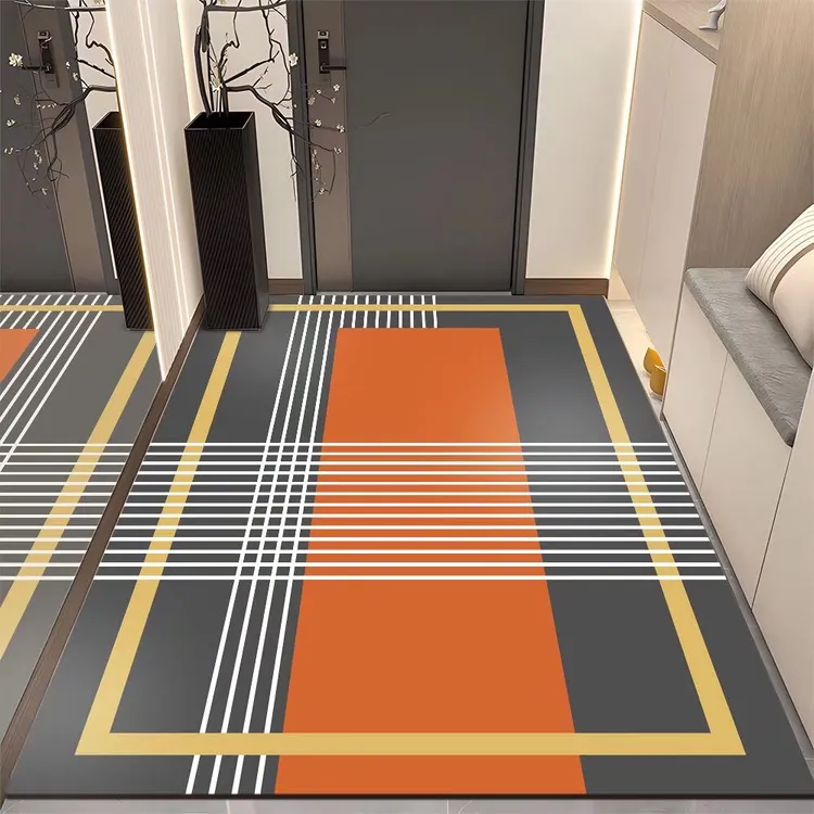 硅藻泥可裁剪地垫入户门垫进门地毯除尘吸水脚垫浴室厕所门口地垫商品图