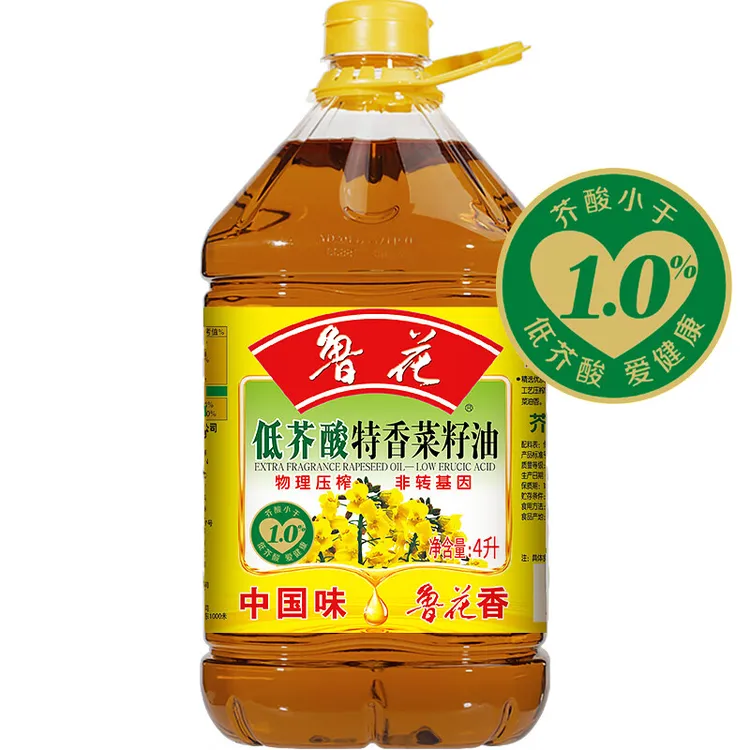 鲁花低芥酸特香菜籽油4L*1