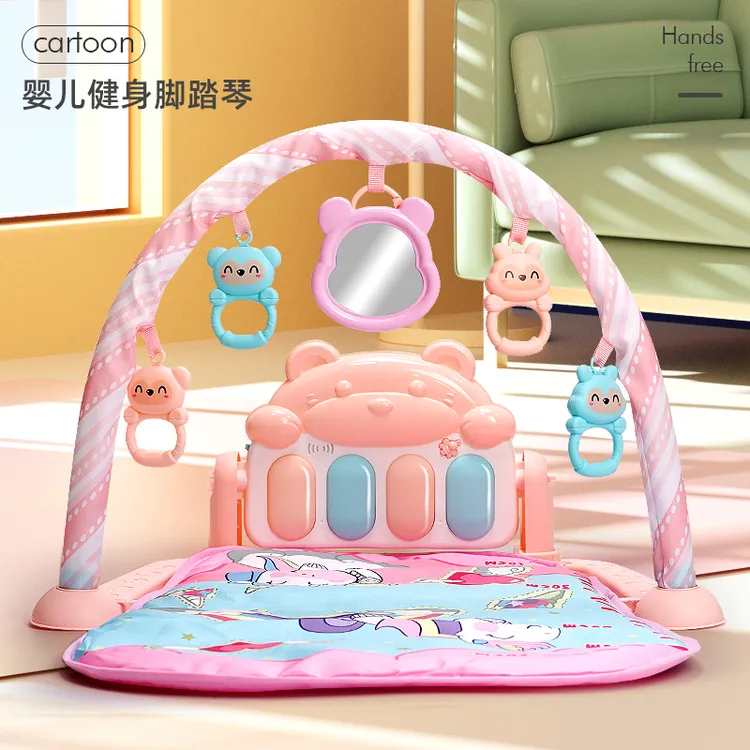 婴儿脚踏钢琴儿童健身架器3-6个月幼儿宝宝躺着玩踩早教玩具0-1岁商品图
