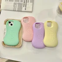 立体肥皂适用iPhone13手机壳马卡龙纯色苹果15软硅胶16防摔新款14