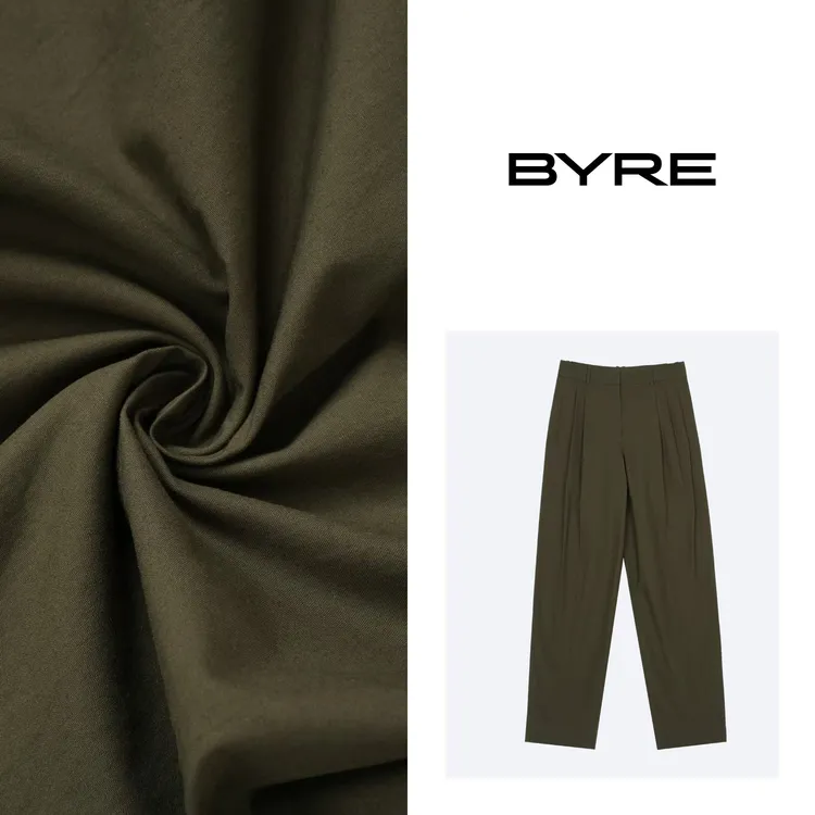BY561 高腰直筒休闲裤【冷水手洗】
