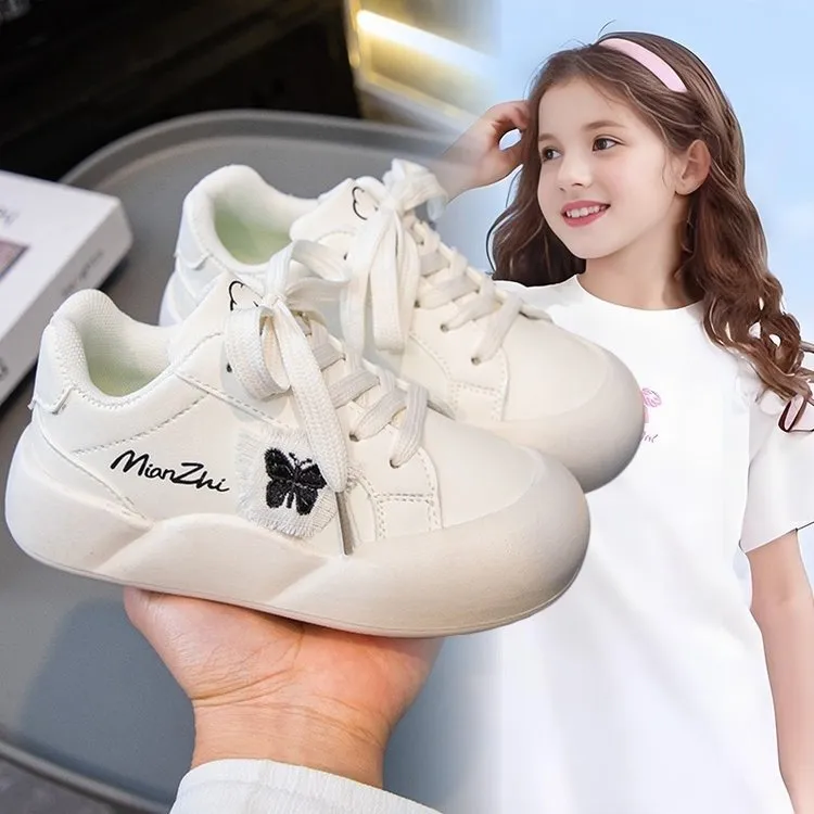 小黄鸭韩版休闲女鞋新款2025爆款舒服运动鞋女款耐脏透气小白鞋