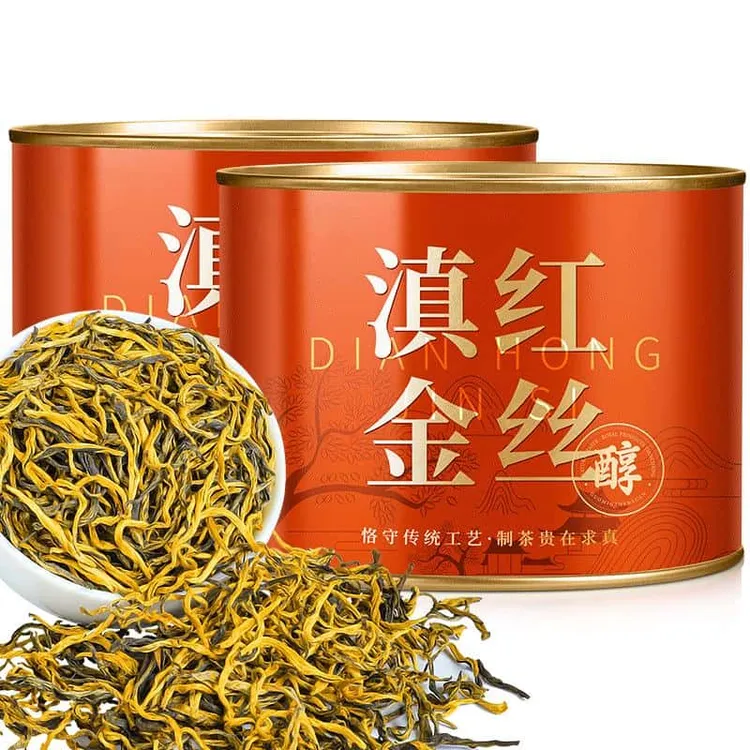 特级滇红茶2025新茶云南高山古树红茶蜜香浓香功夫金丝红茶罐装