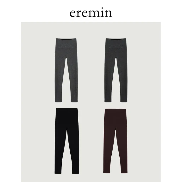 DE Mincollection定纺60支精疏棉保暖弹显瘦秋冬外穿打底裤56209