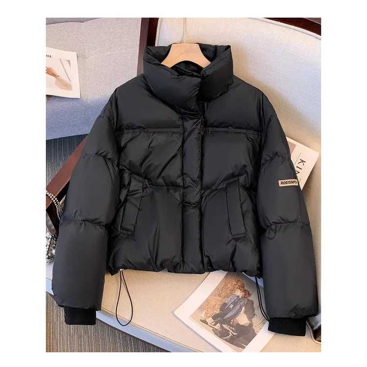 【品牌】短款立领新款外套服冬季保暖小个子女面包2025棉袄羽绒服衣