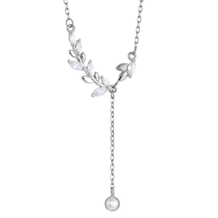 坠链均925银 穗穗平安流苏项链女百搭锁骨链高级感送女友礼物