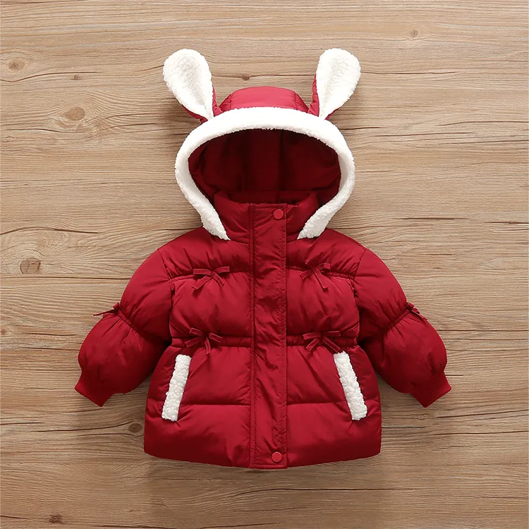 新款女童秋冬款洋气冬装加绒棉服女宝宝棉衣儿童外套冬季爆款棉袄
