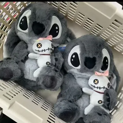 灰色小金史迪奇毛绒玩具公仔史迪仔星际宝贝布娃娃大号生日礼物