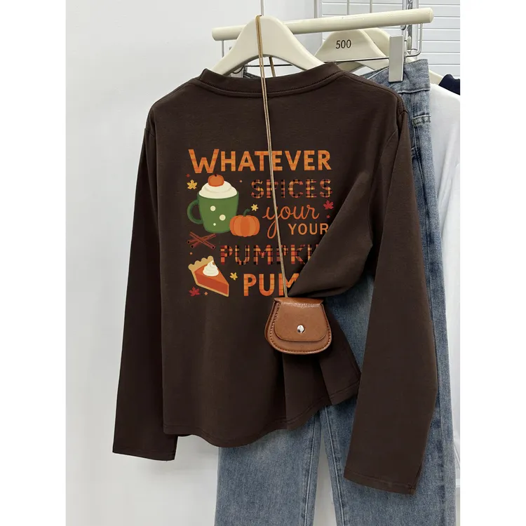 2025秋冬季抓绒圆领打底衫t恤女大码胖mm遮肉显瘦正肩长袖上衣潮