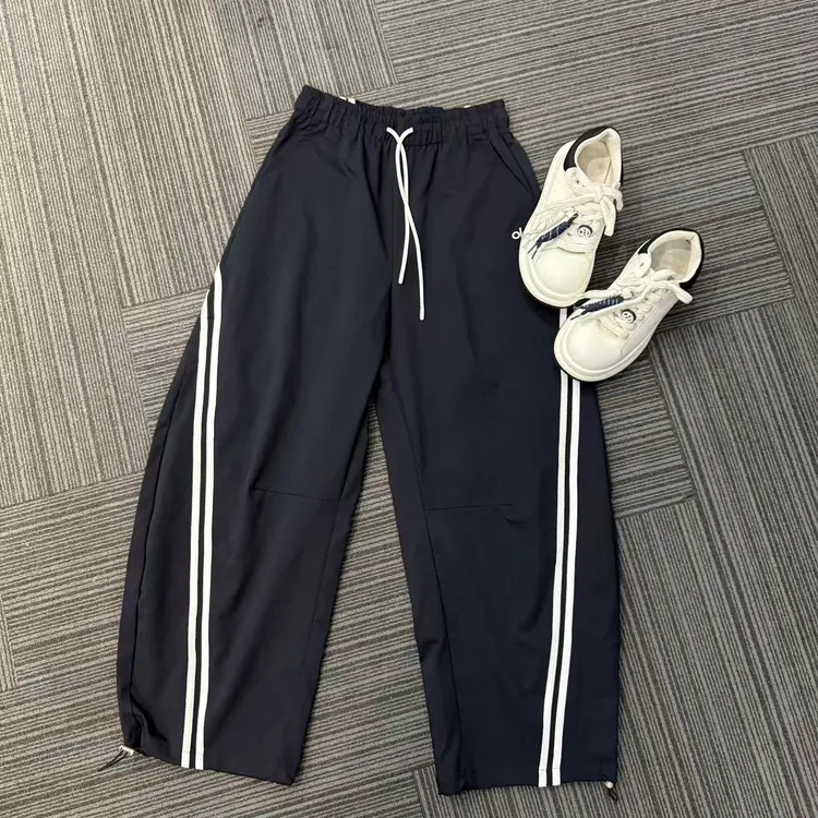 熙薇【檐下风铃】2025早秋新款时尚设计师百搭休闲裤H5077