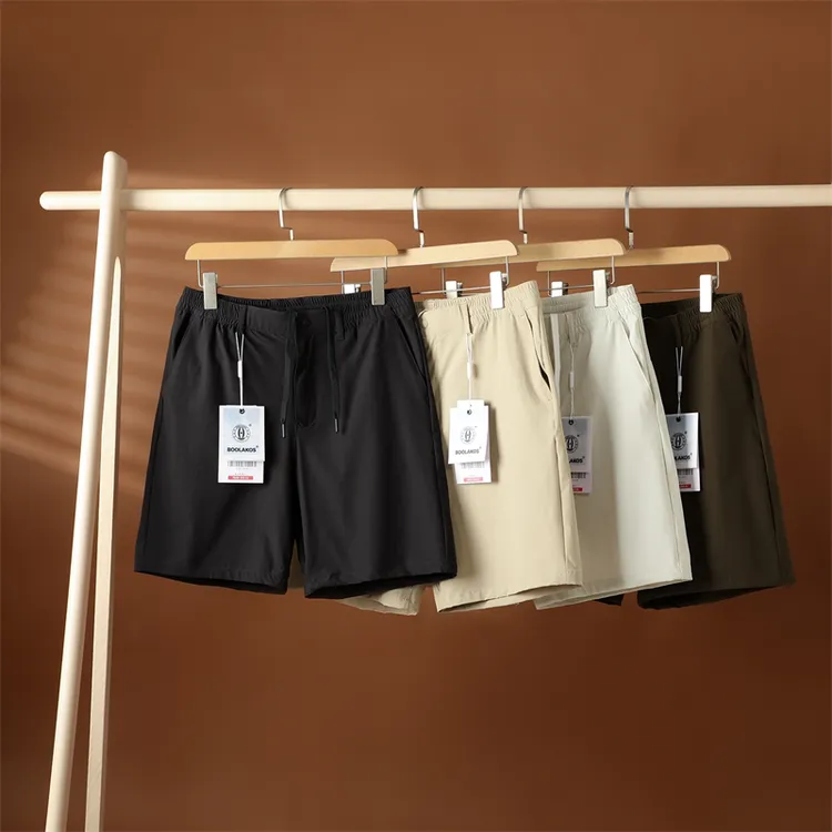 正品Boolakos日单质感夏清爽轻薄透气速干高尔夫系列运动休闲短裤